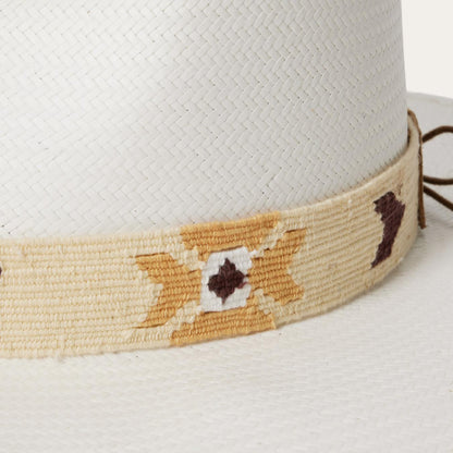 Men/Women Outdoor Stetson Sol Straw Fedora Bleach