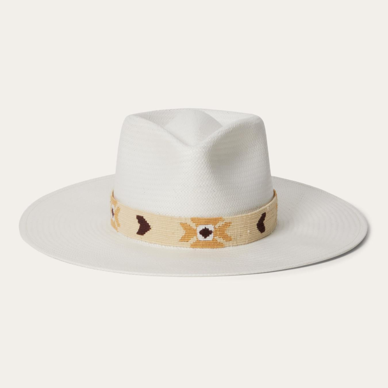 Men/Women Outdoor Stetson Sol Straw Fedora Bleach