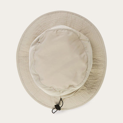 Men/Women Outdoor Stetson Switchback 'No Fly Zone' Mesh Bucket Hat Khaki