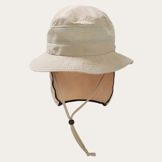Men/Women Outdoor Stetson Switchback 'No Fly Zone' Mesh Bucket Hat Khaki