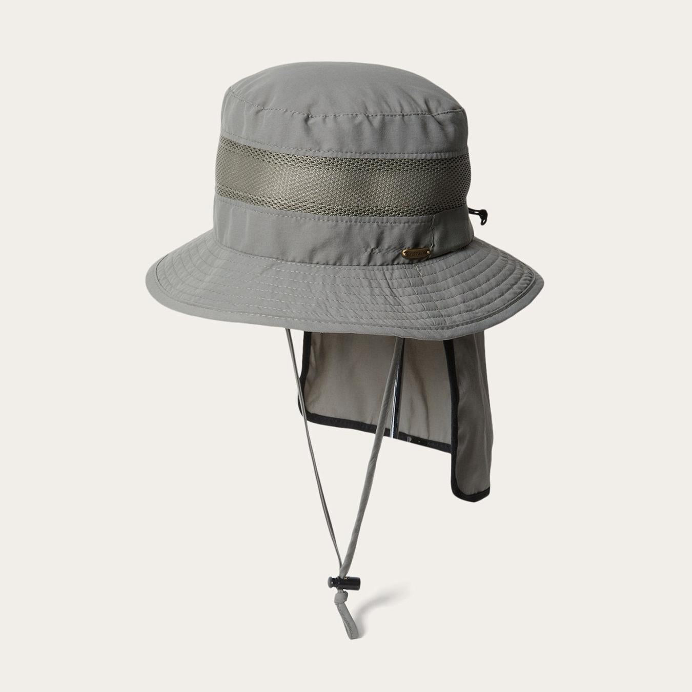 Men/Women Outdoor Stetson Switchback 'No Fly Zone' Mesh Bucket Hat Willow