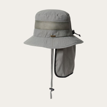 Men/Women Outdoor Stetson Switchback 'No Fly Zone' Mesh Bucket Hat Willow