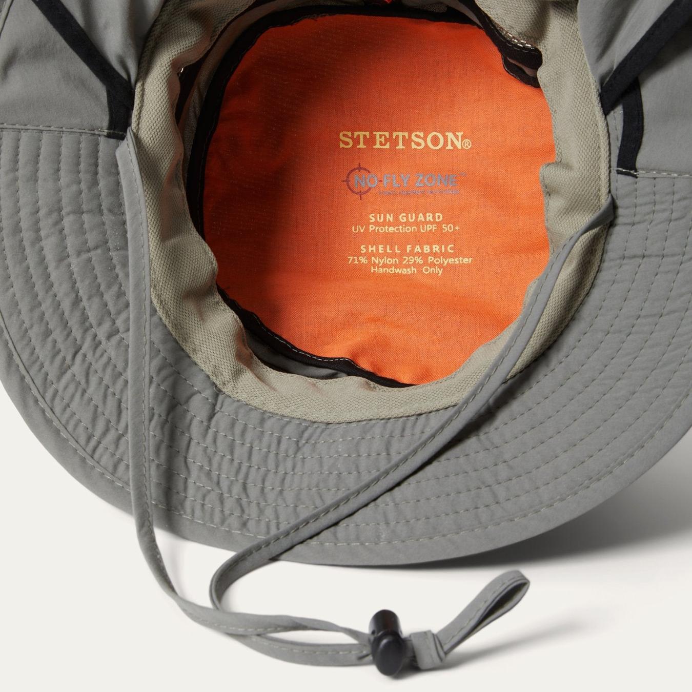 Men/Women Outdoor Stetson Switchback 'No Fly Zone' Mesh Bucket Hat Willow