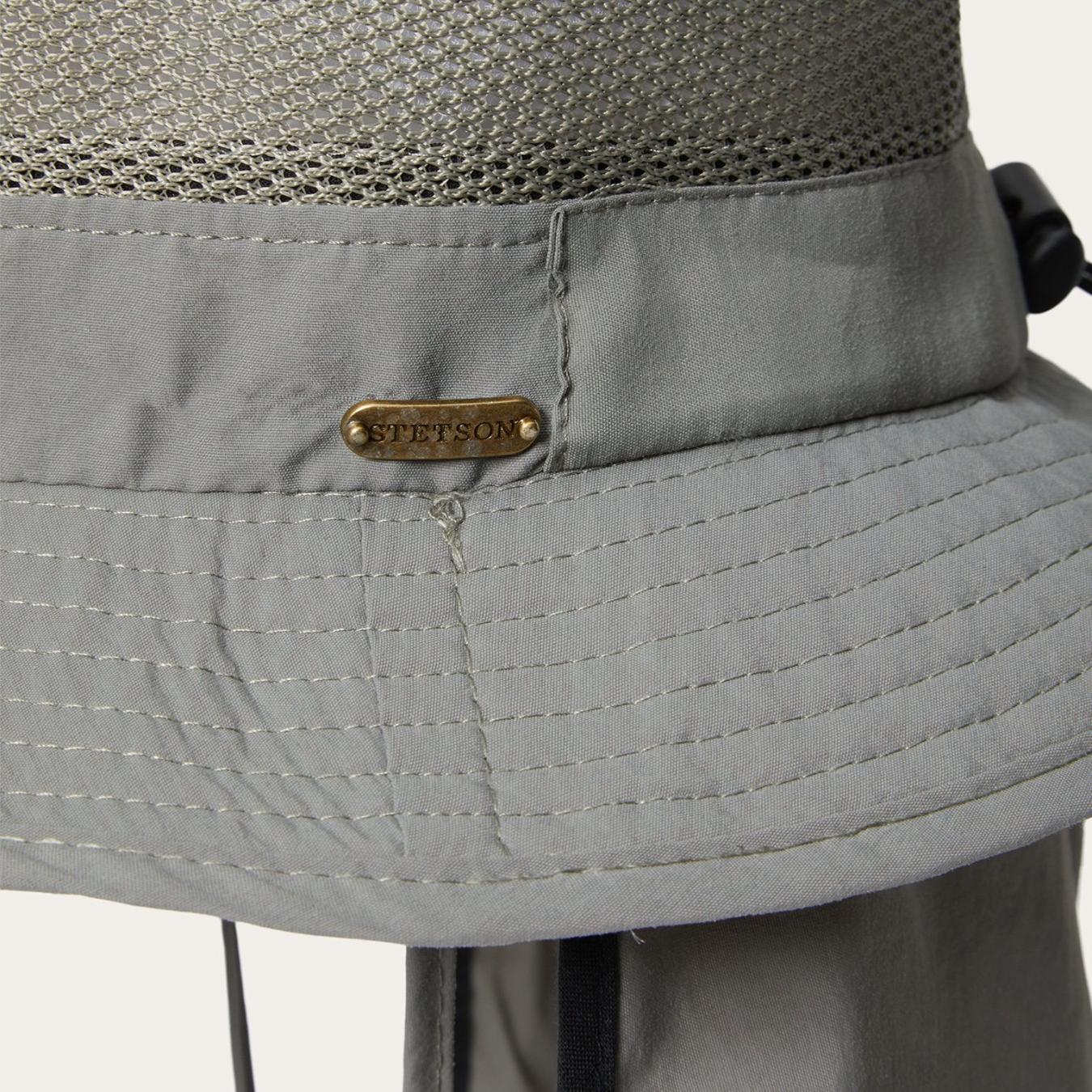 Men/Women Outdoor Stetson Switchback 'No Fly Zone' Mesh Bucket Hat Willow
