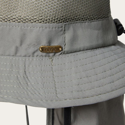 Men/Women Outdoor Stetson Switchback 'No Fly Zone' Mesh Bucket Hat Willow