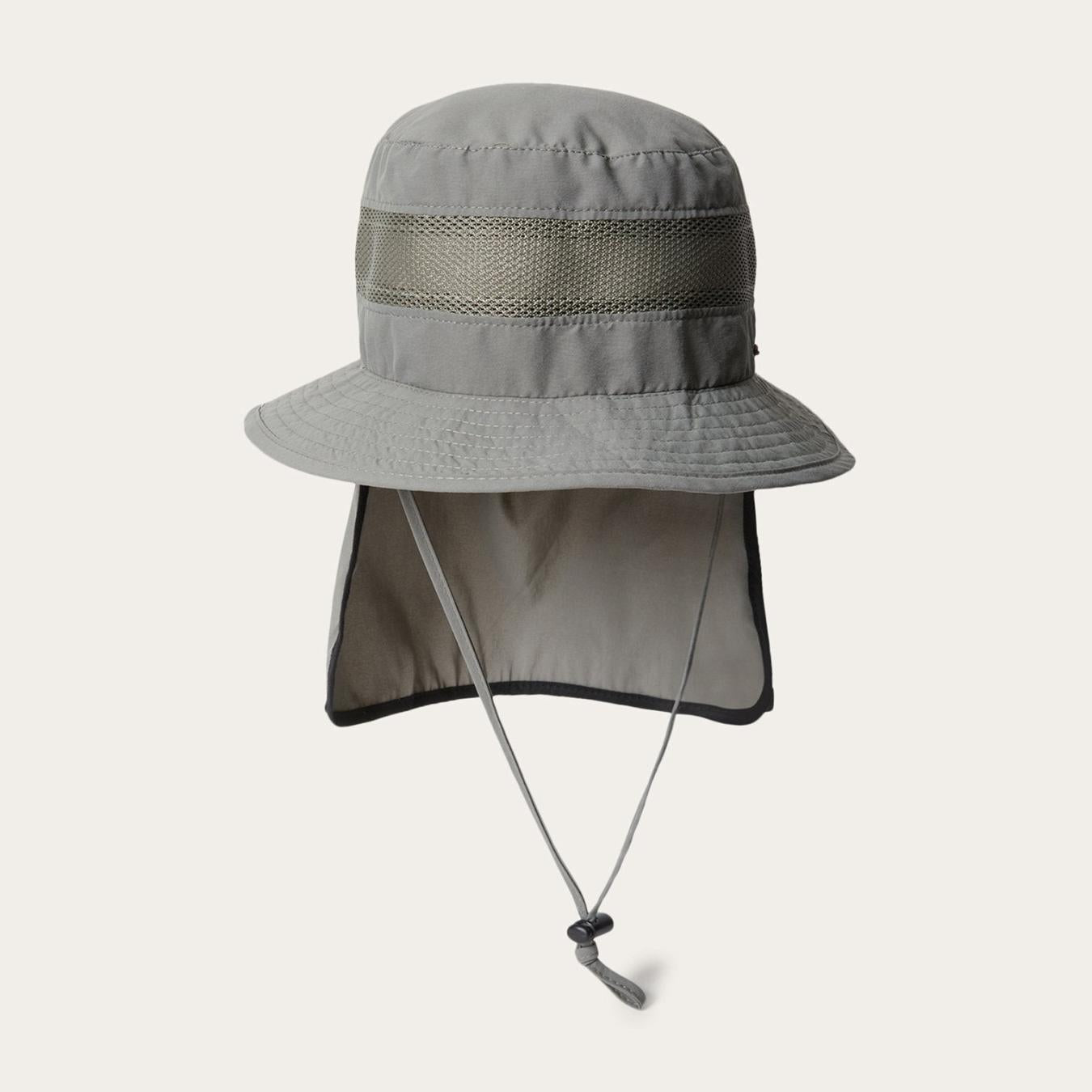 Men/Women Outdoor Stetson Switchback 'No Fly Zone' Mesh Bucket Hat Willow