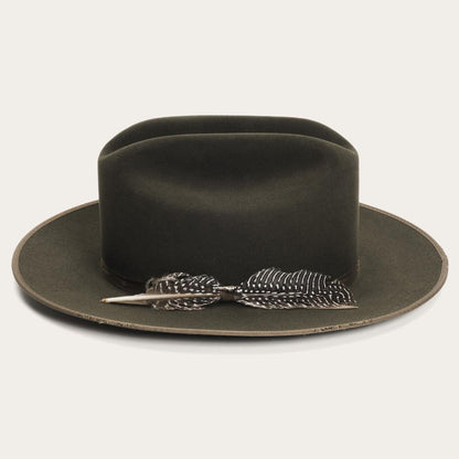 Men/Women Western Stetson 1865 Distressed Open Road Royal Deluxe Walnut