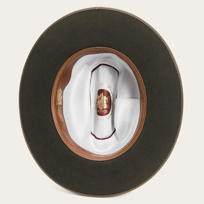 Men/Women Western Stetson 1865 Distressed Open Road Royal Deluxe Walnut
