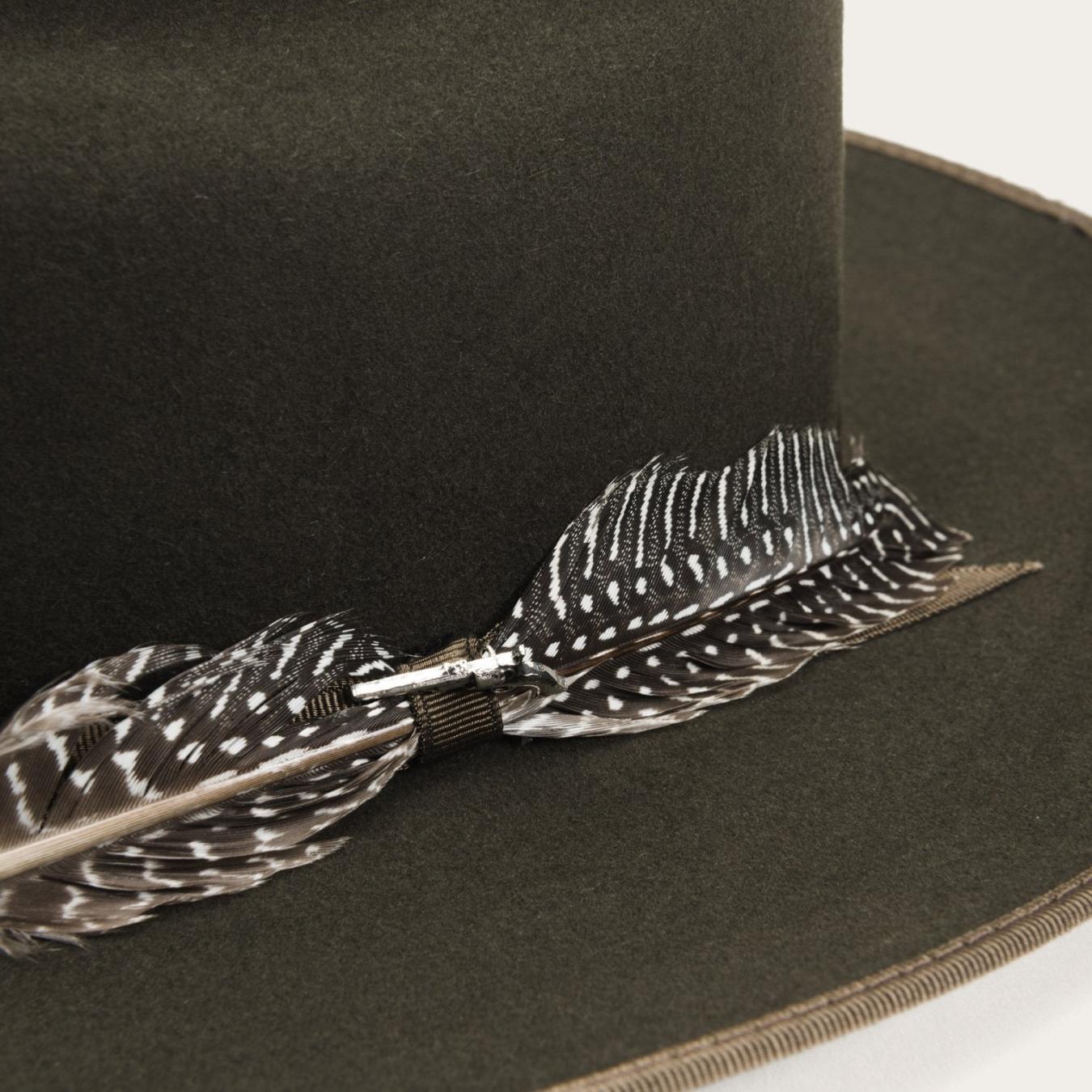 Men/Women Western Stetson 1865 Distressed Open Road Royal Deluxe Walnut