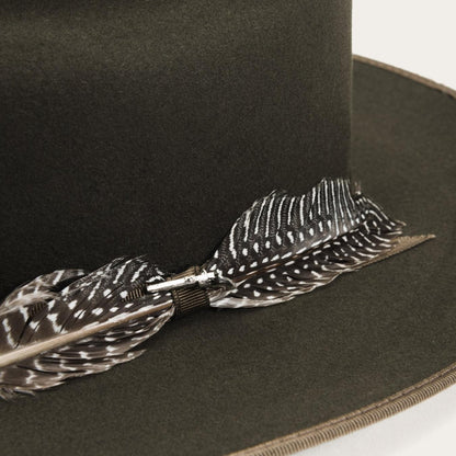 Men/Women Western Stetson 1865 Distressed Open Road Royal Deluxe Walnut