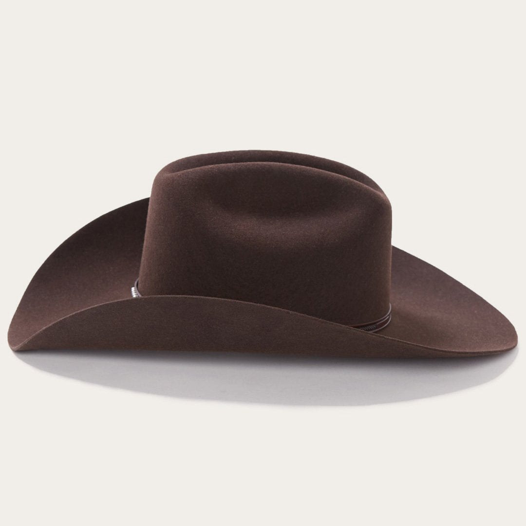 Men/Women Western Stetson 72 Llano 4X Cowboy Hat Chocolate