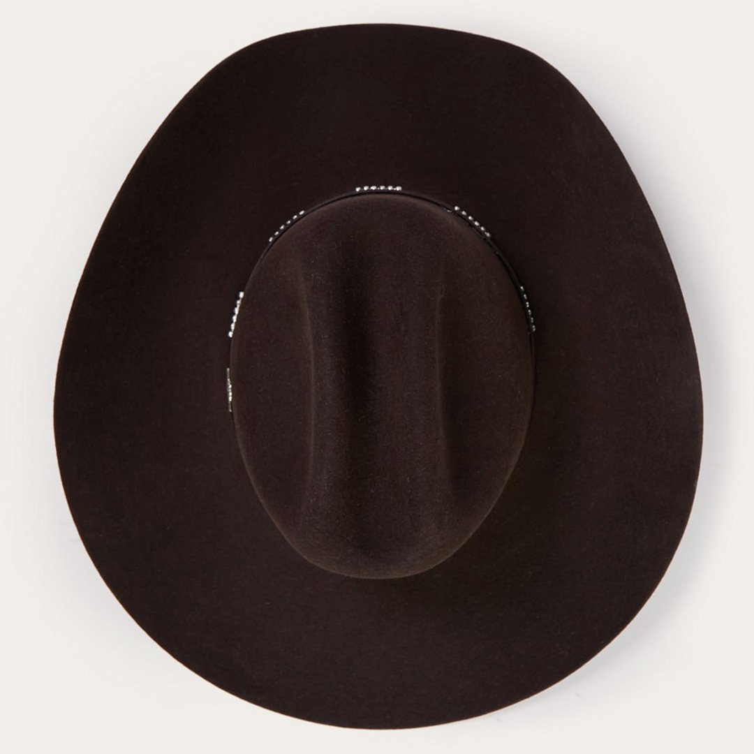 Men/Women Western Stetson 72 Llano 4X Cowboy Hat Chocolate