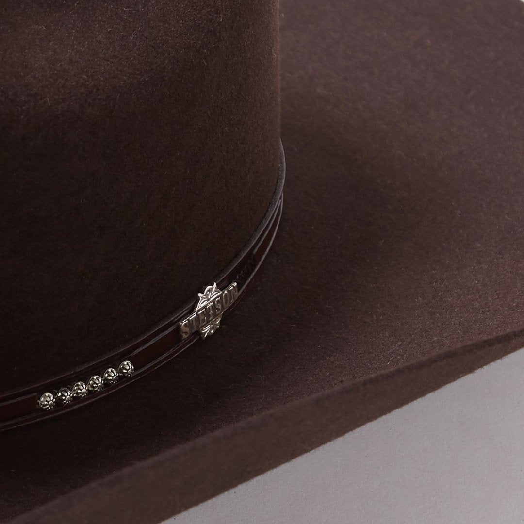 Men/Women Western Stetson 72 Llano 4X Cowboy Hat Chocolate