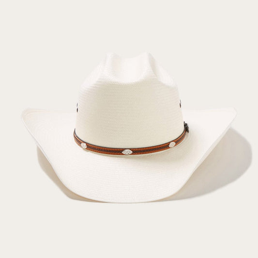 Men/Women Western Stetson Alamo 8X Straw Cowboy Hat Natural