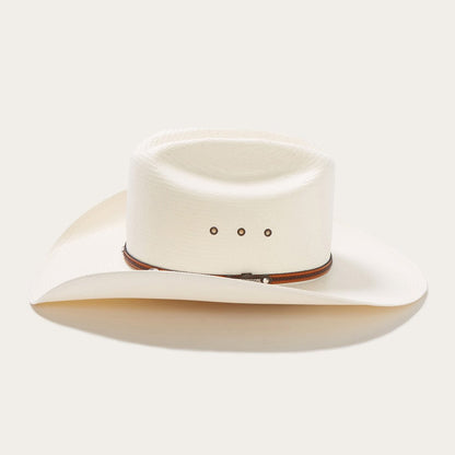 Men/Women Western Stetson Alamo 8X Straw Cowboy Hat Natural