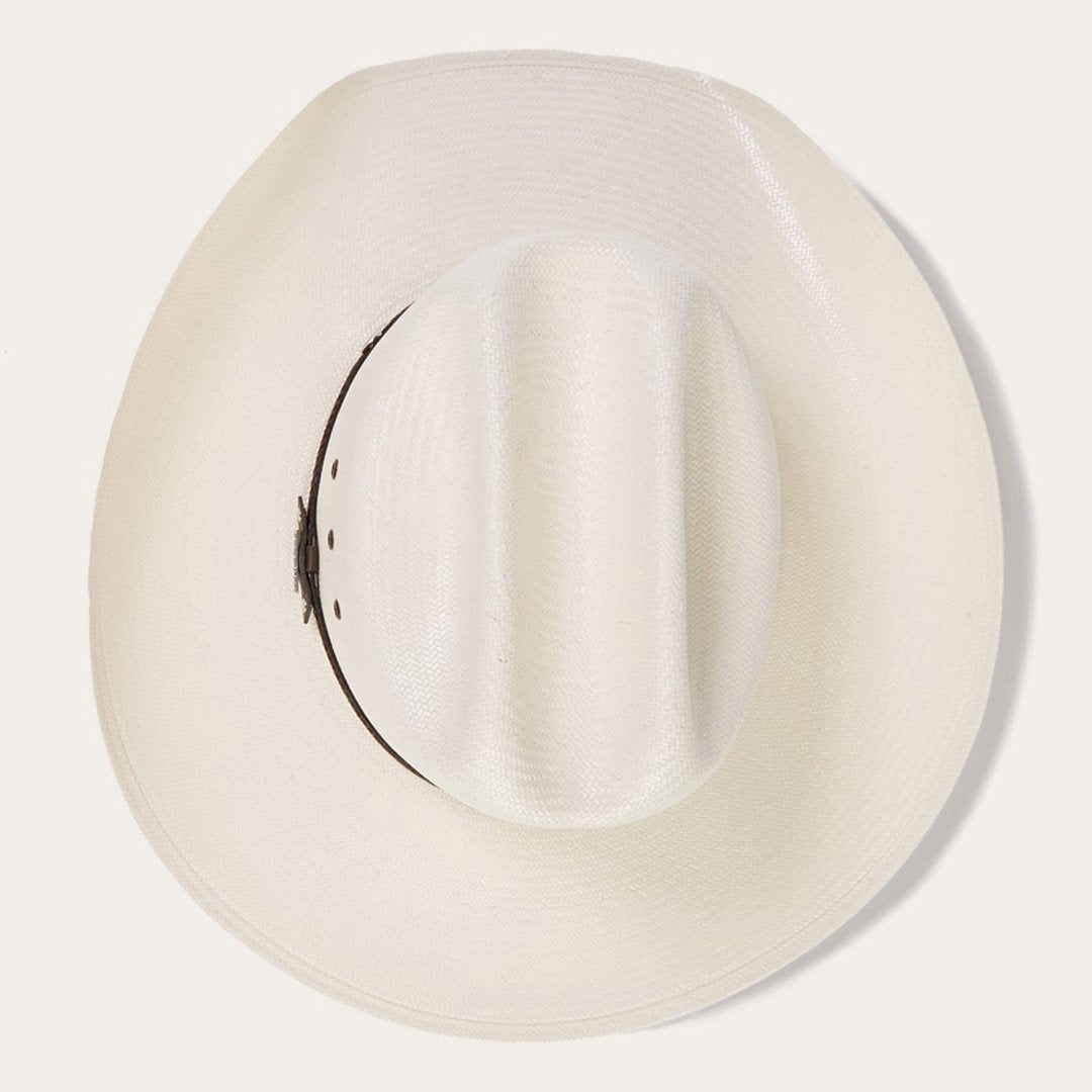 Men/Women Western Stetson Alamo 8X Straw Cowboy Hat Natural