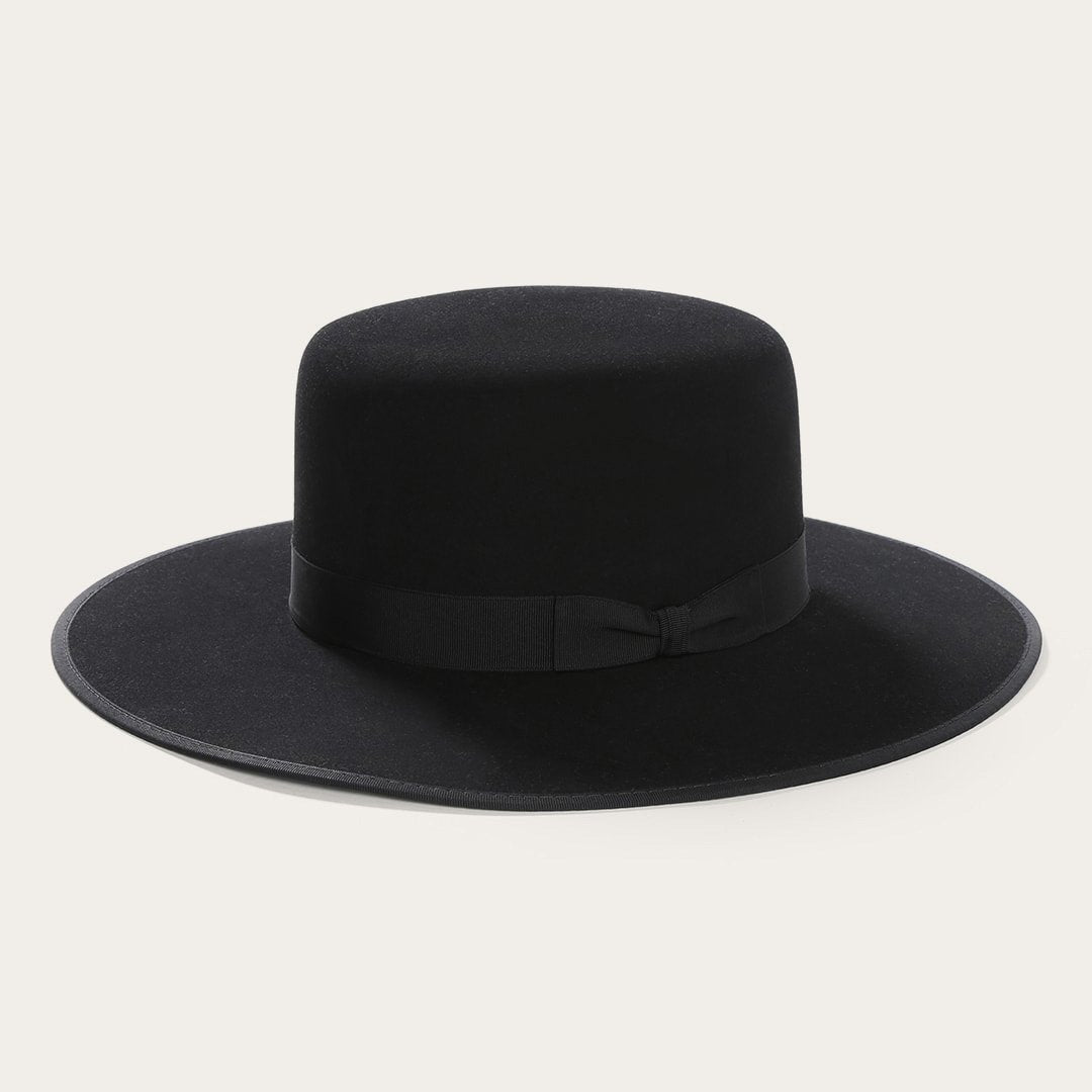Men/Women Western Stetson Amish 4X Wool Felt Hat Black