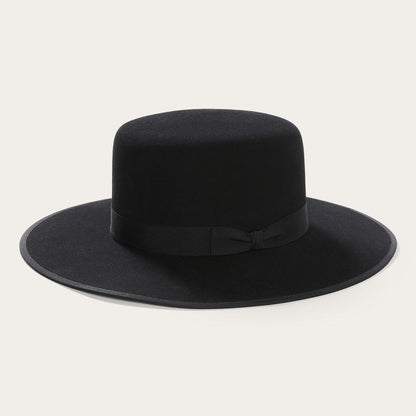 Men/Women Western Stetson Amish 4X Wool Felt Hat Black