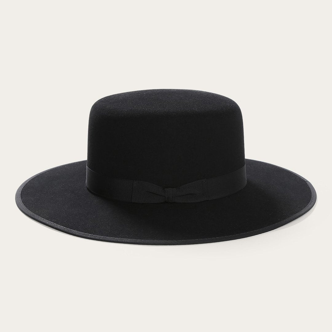 Men/Women Western Stetson Amish 4X Wool Felt Hat Black