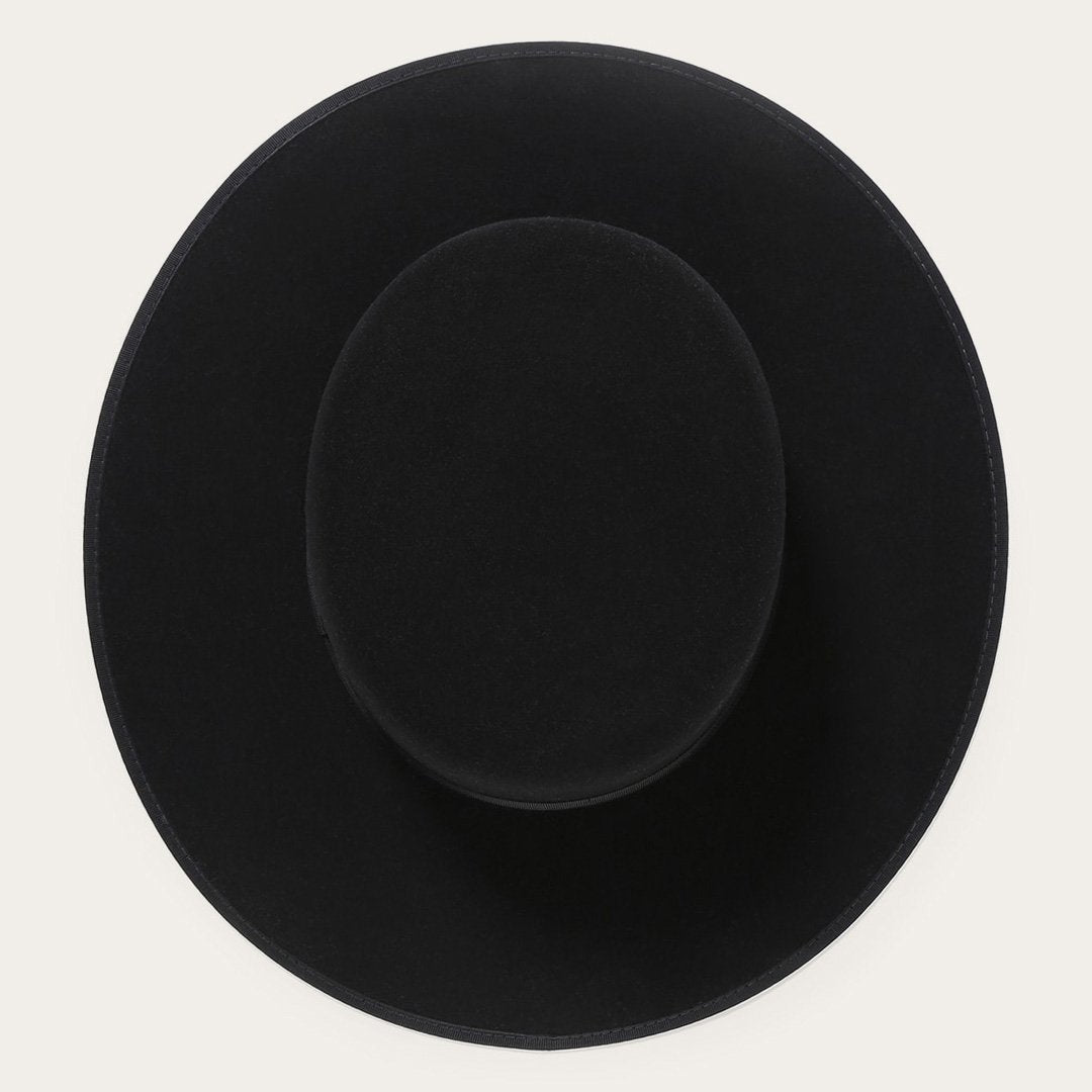 Men/Women Western Stetson Amish 4X Wool Felt Hat Black