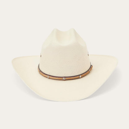 Men/Women Western Stetson Angus 10X Straw Cowboy Hat Natural