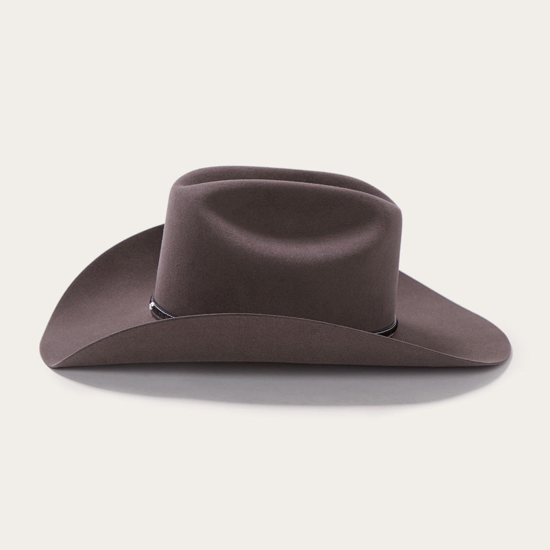 Men/Women Western Stetson Angus 6X Cowboy Hat Granite
