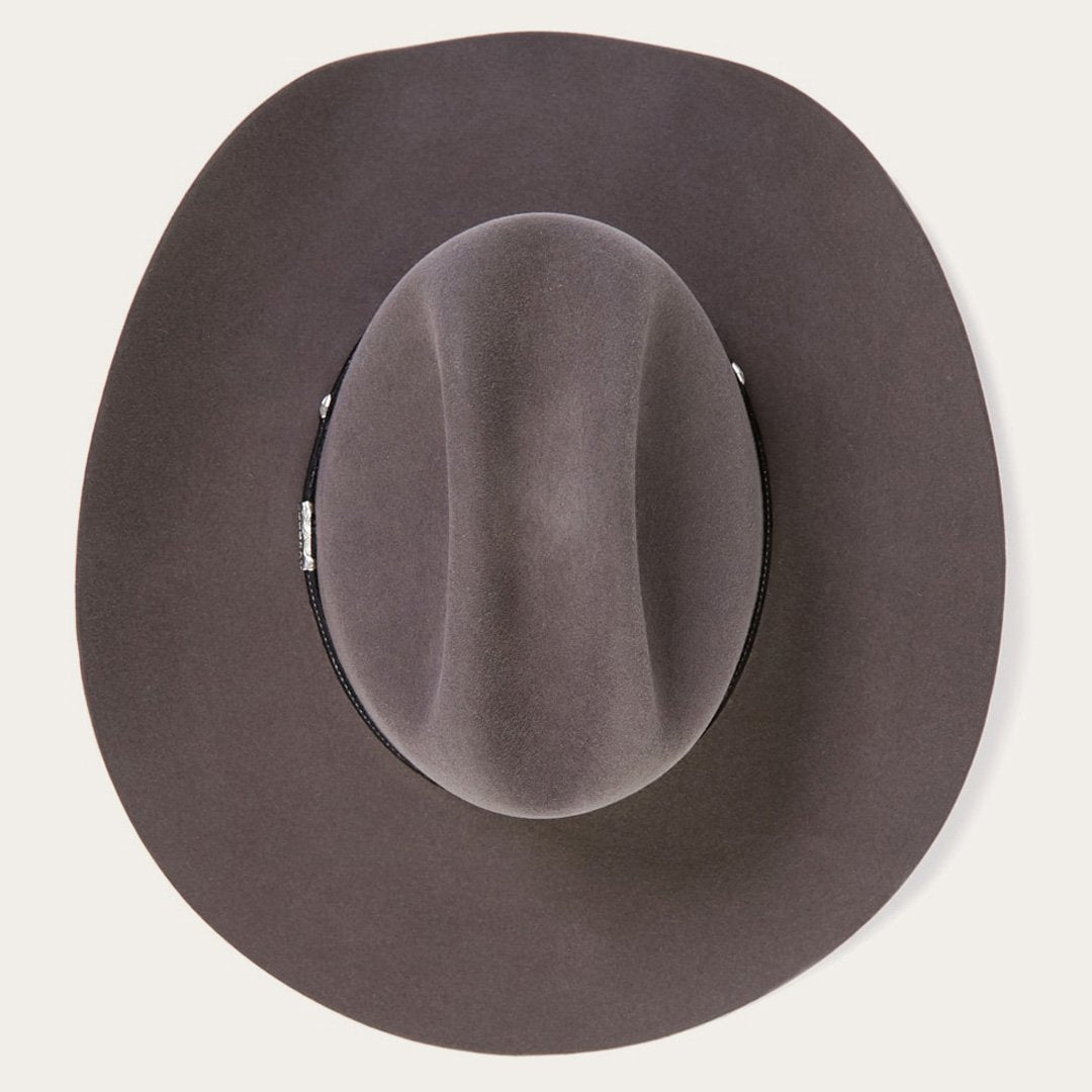 Men/Women Western Stetson Angus 6X Cowboy Hat Granite