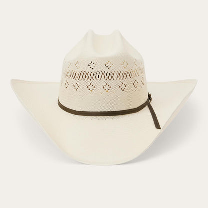 Men/Women Western Stetson Baker 10X Straw Cowboy Hat Natural