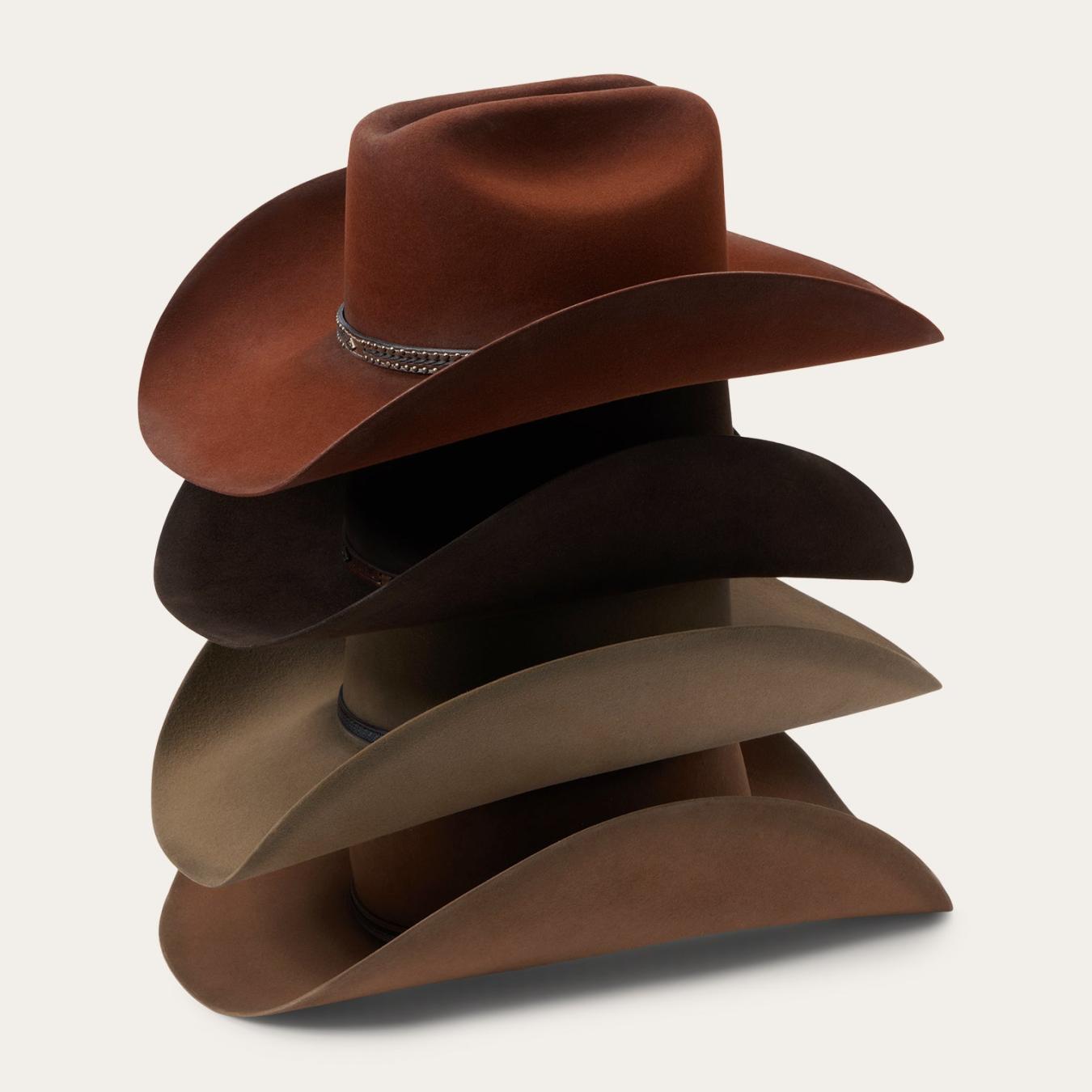 Men/Women Western Stetson Boss Of The Plains 6X Cowboy Hat Assorted Brown