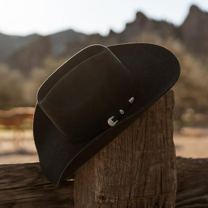 Men/Women Western Stetson Brenham 4X Cowboy Hat Black