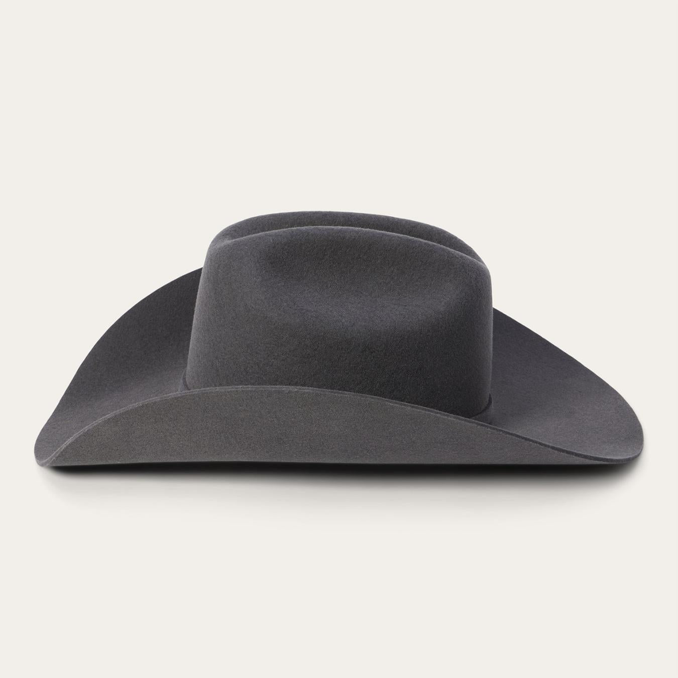 Men/Women Western Stetson Brenham 4X Cowboy Hat Granite