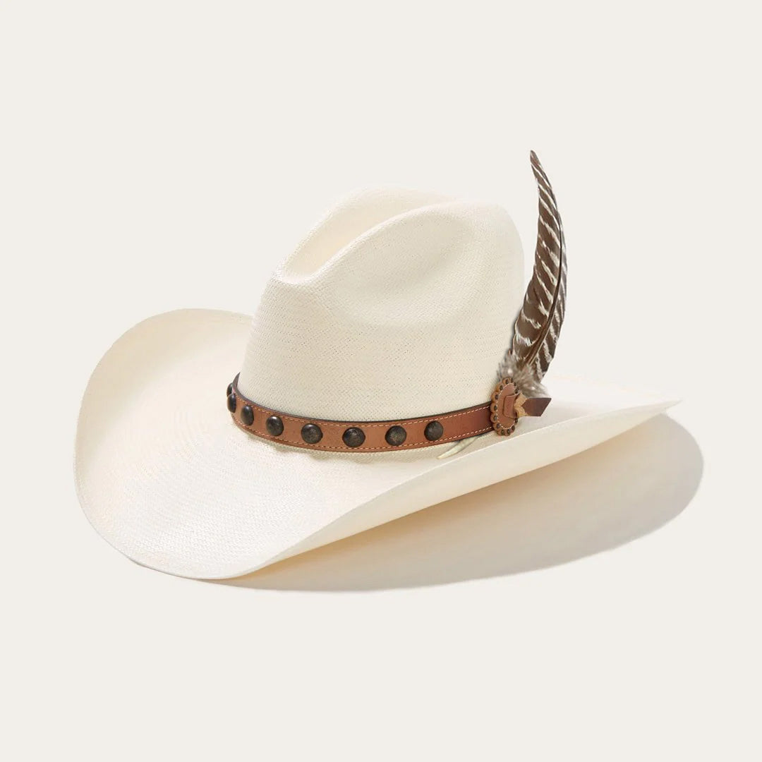 Men/Women Western Stetson Broken Bow 10X Straw Cowboy Hat Natural