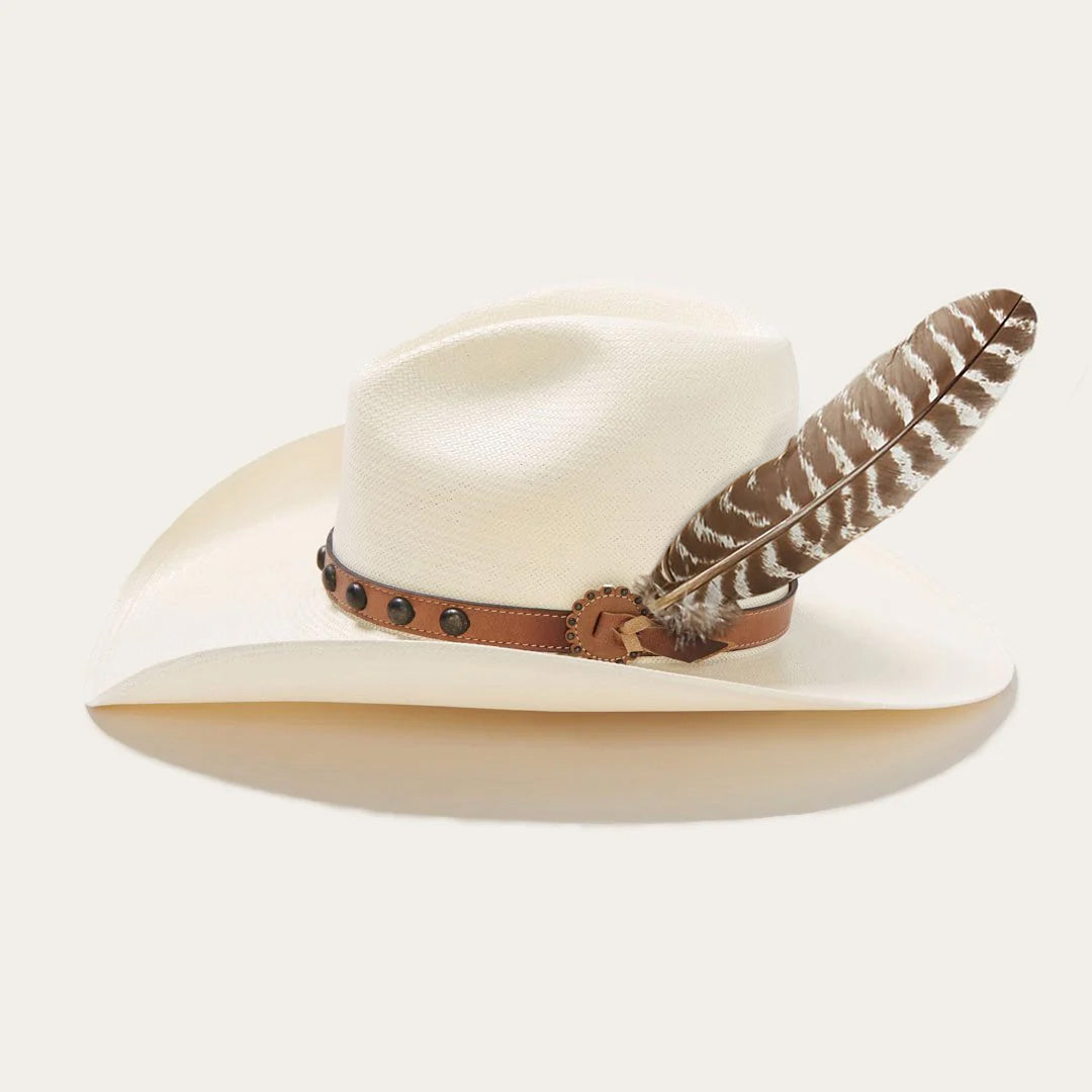Men/Women Western Stetson Broken Bow 10X Straw Cowboy Hat Natural