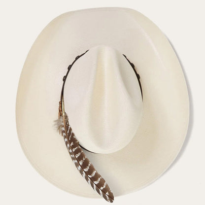 Men/Women Western Stetson Broken Bow 10X Straw Cowboy Hat Natural