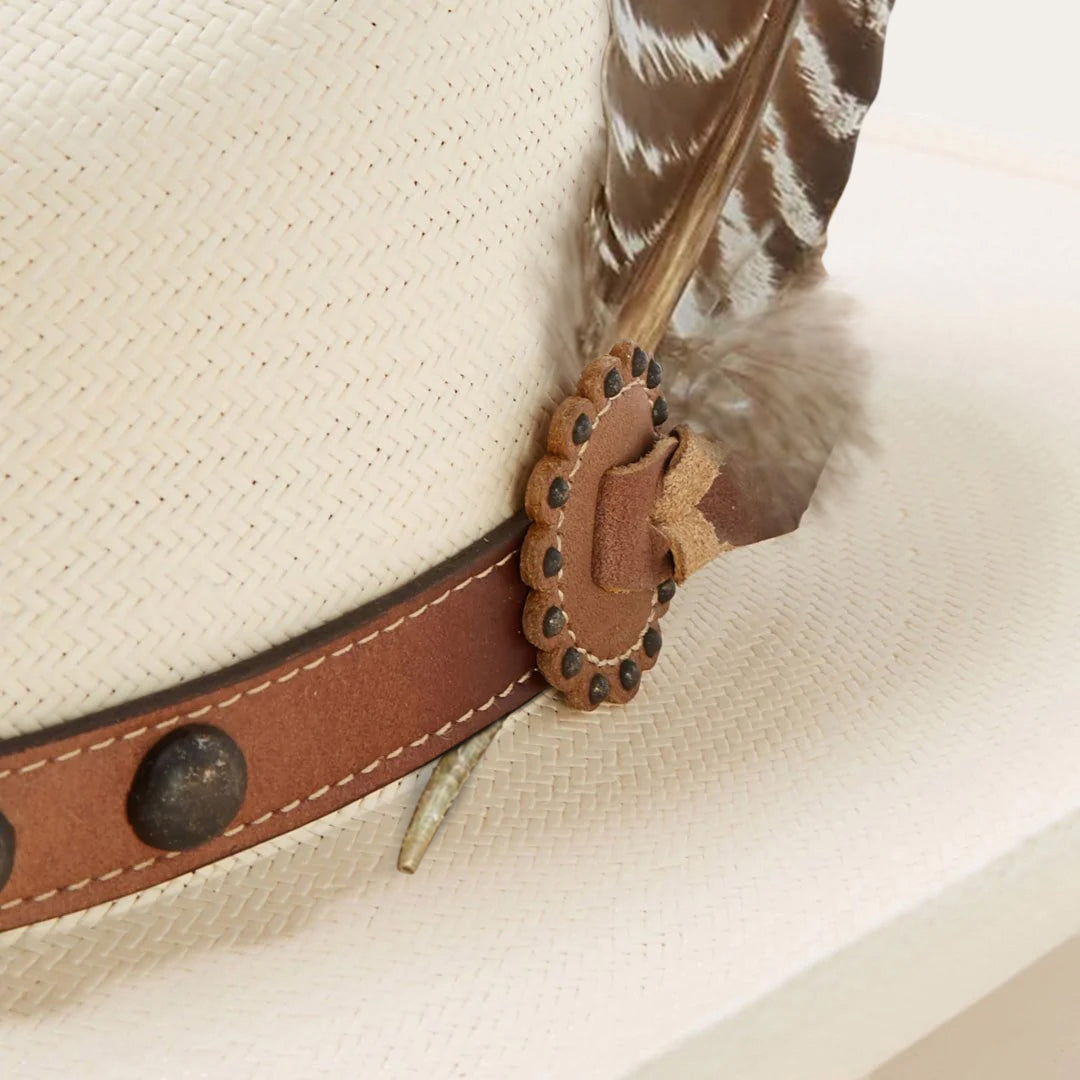 Men/Women Western Stetson Broken Bow 10X Straw Cowboy Hat Natural