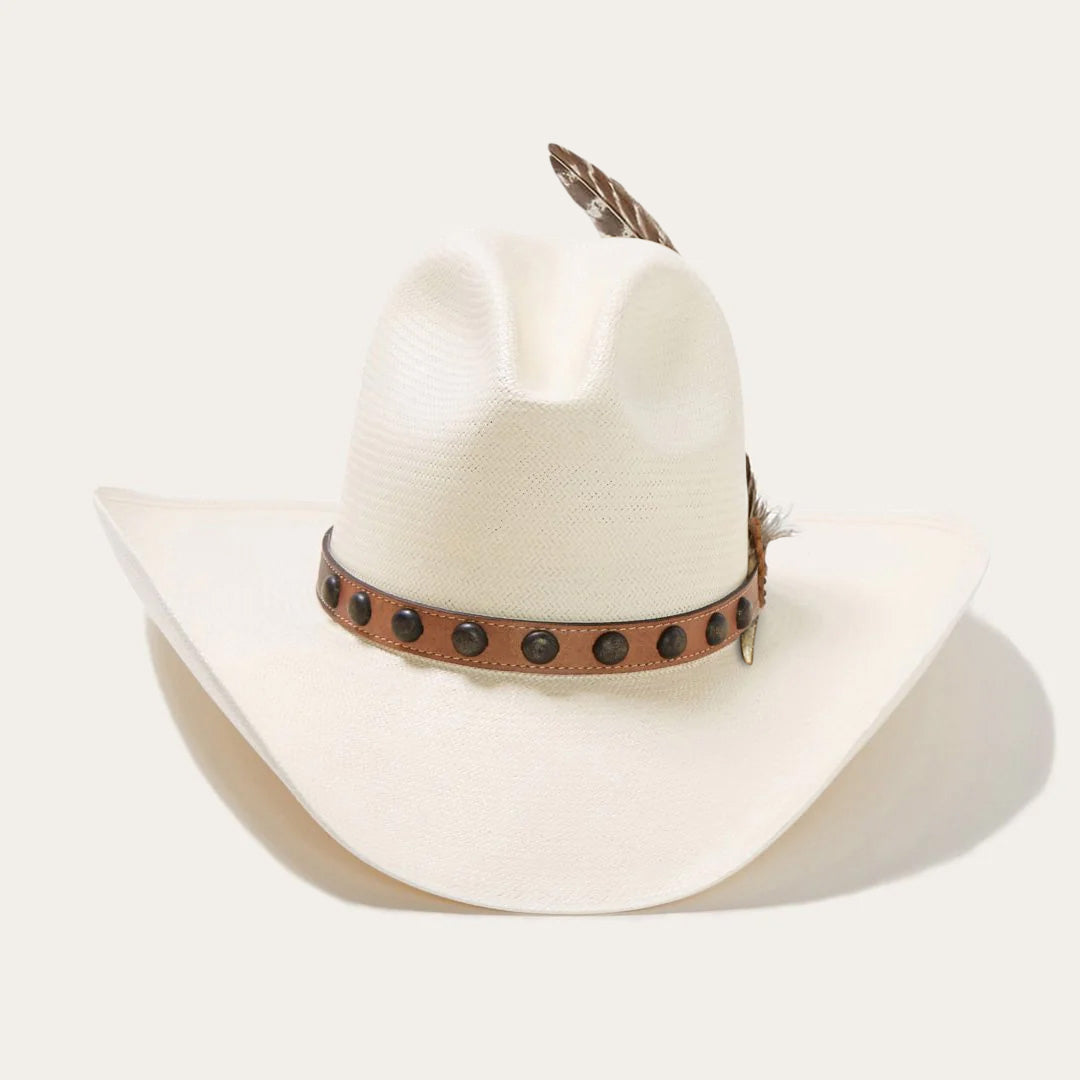 Men/Women Western Stetson Broken Bow 10X Straw Cowboy Hat Natural