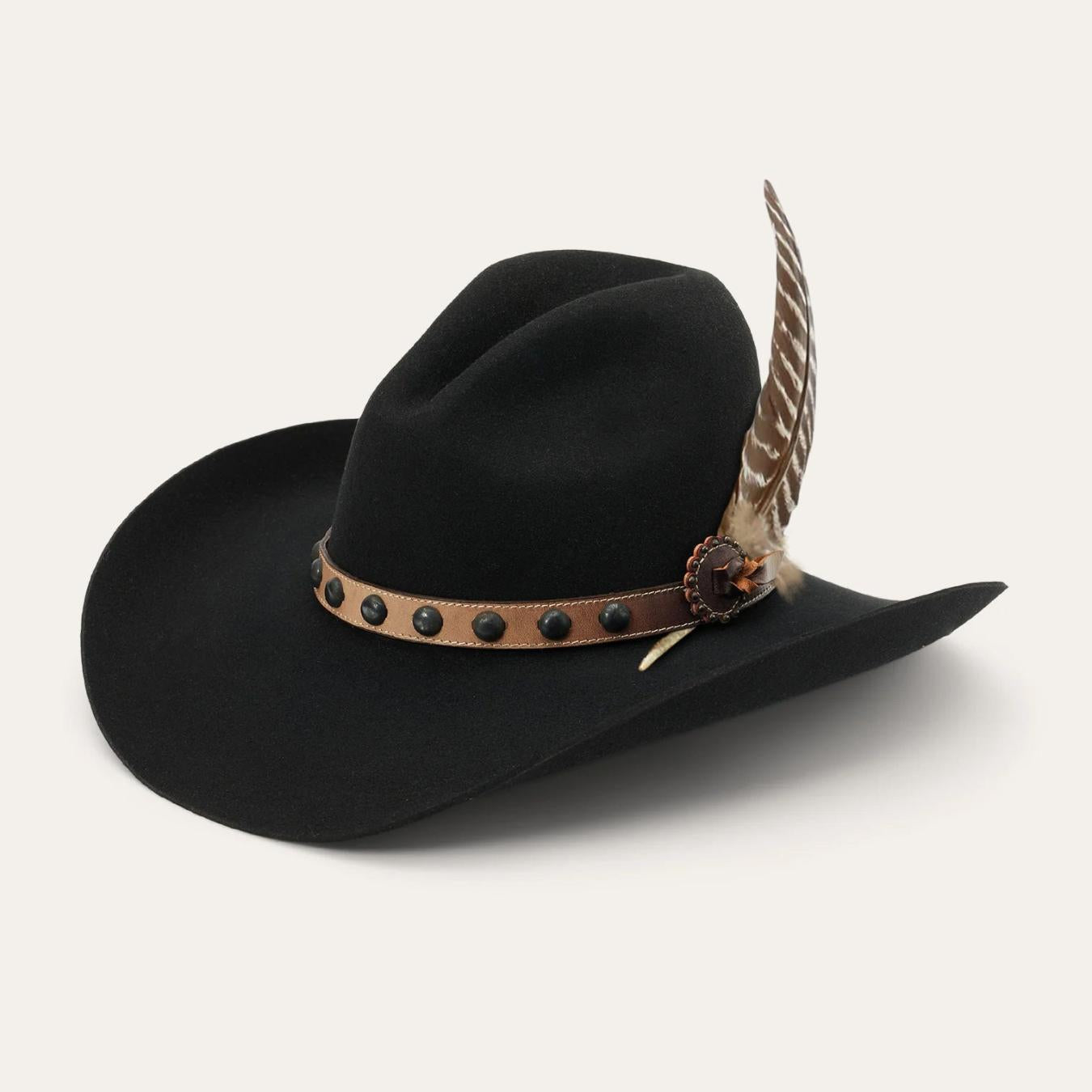 Men/Women Western Stetson Broken Bow 4X Cowboy Hat Black