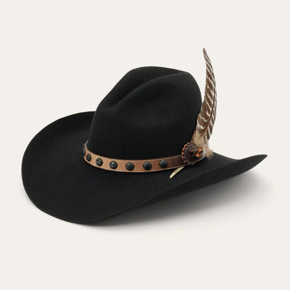 Men/Women Western Stetson Broken Bow 4X Cowboy Hat Black
