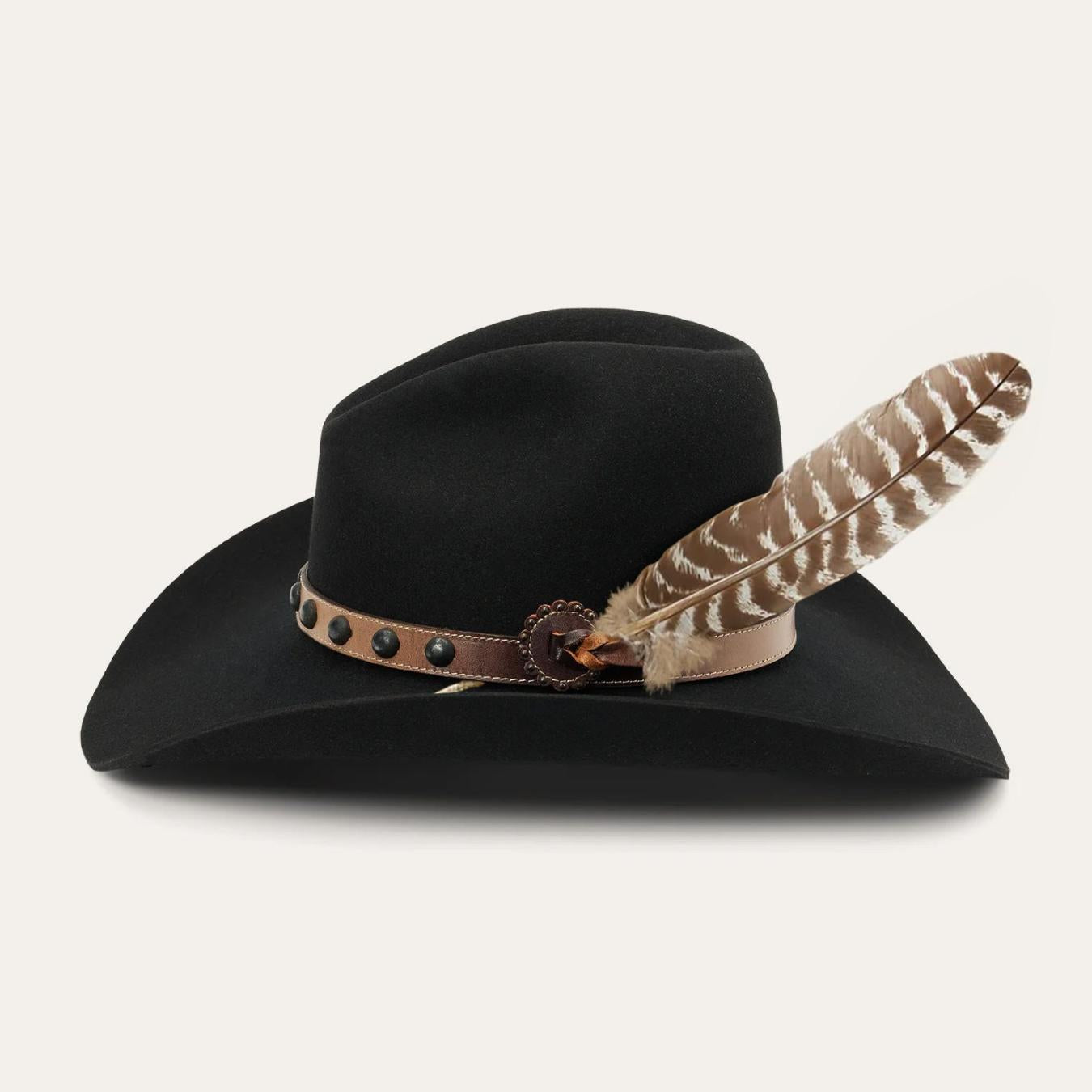 Men/Women Western Stetson Broken Bow 4X Cowboy Hat Black