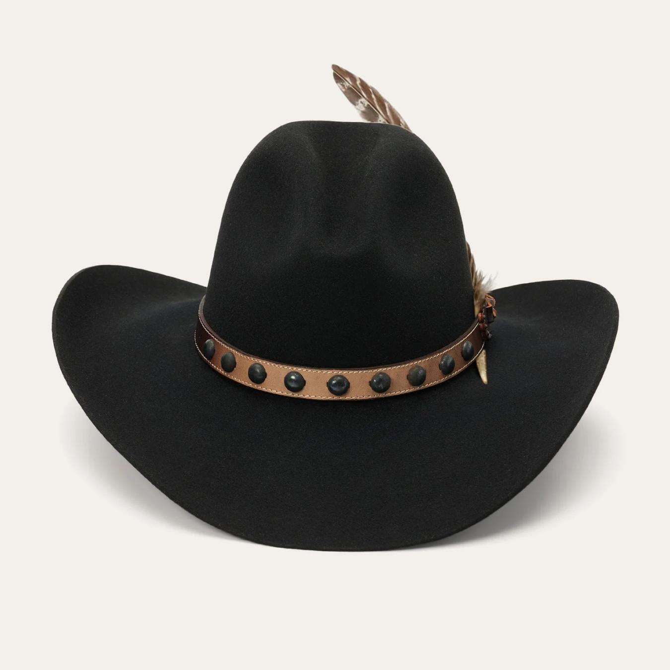 Men/Women Western Stetson Broken Bow 4X Cowboy Hat Black