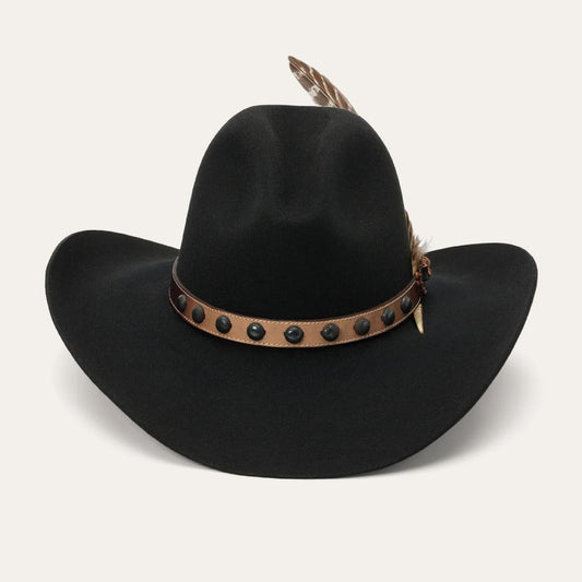 Men/Women Western Stetson Broken Bow 4X Cowboy Hat Black