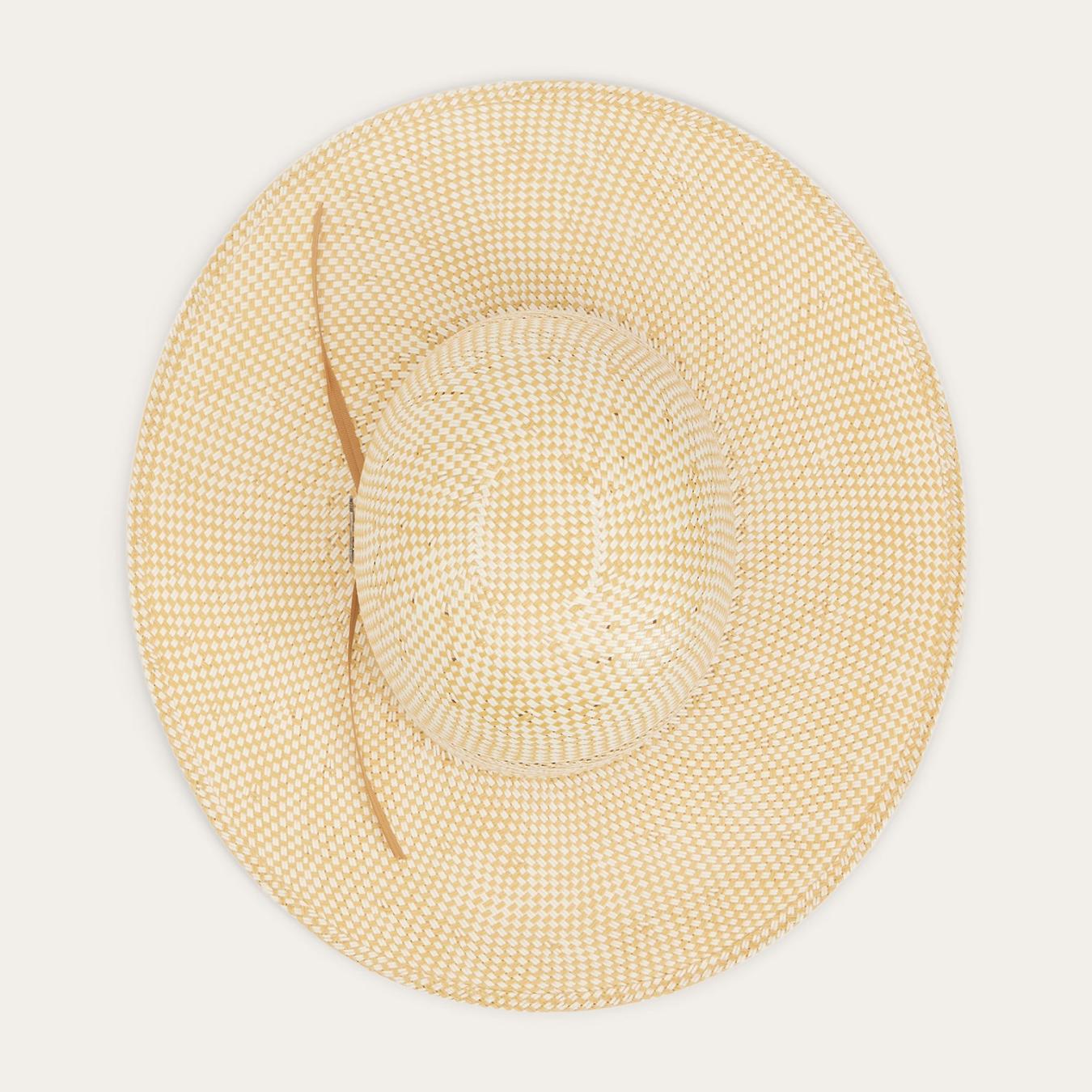 Men/Women Western Stetson Classic 10X Straw Cowboy Hat Ivory/wheat