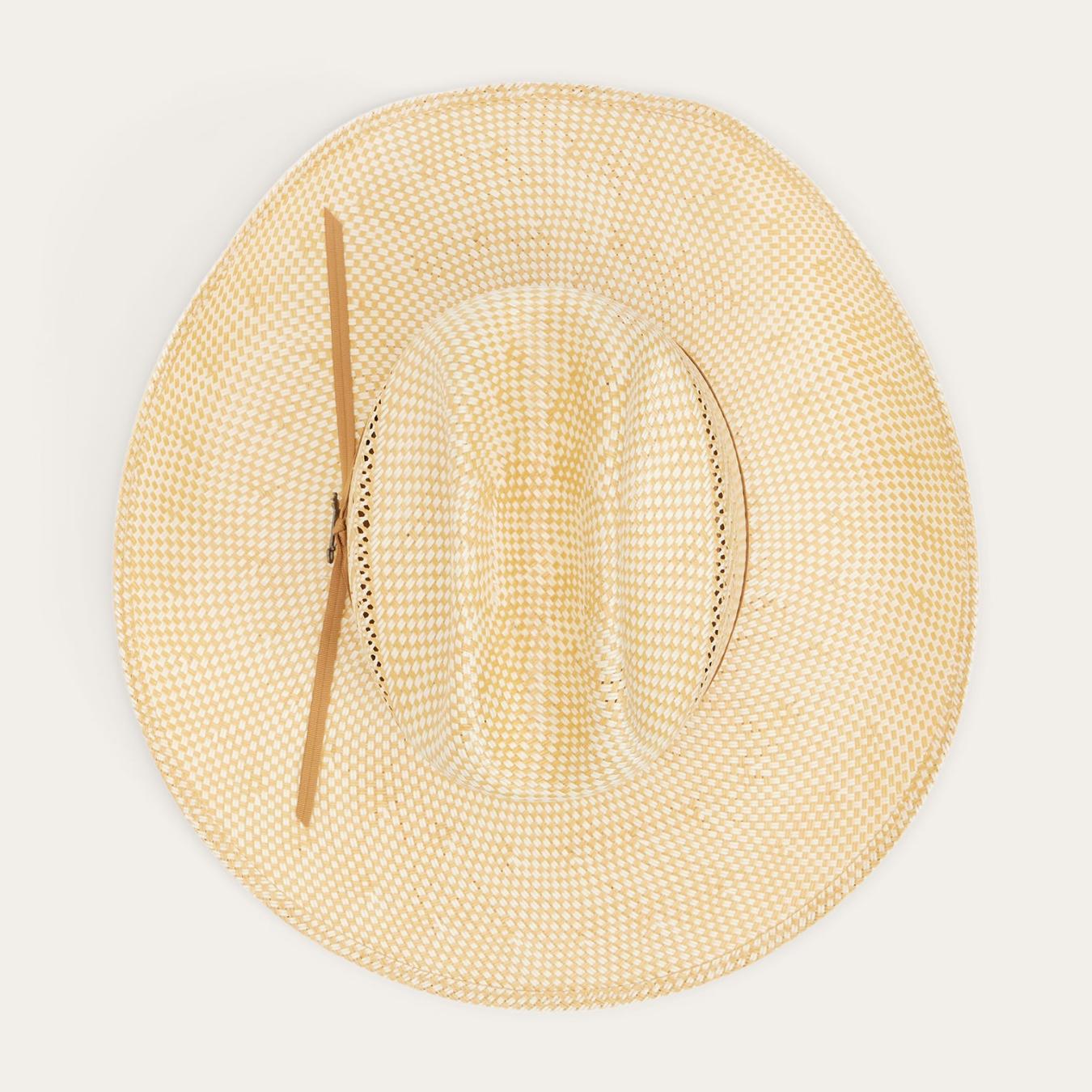 Men/Women Western Stetson Classic 10X Straw Cowboy Hat Ivory/wheat