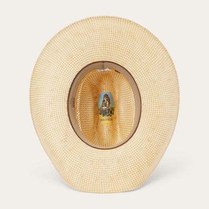 Men/Women Western Stetson Classic 10X Straw Cowboy Hat Ivory/wheat