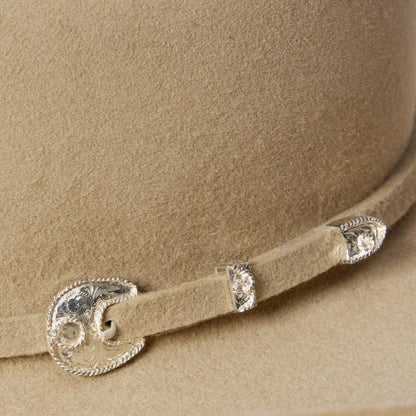 Men/Women Western Stetson Corral 4X Cowboy Hat Silver Sand