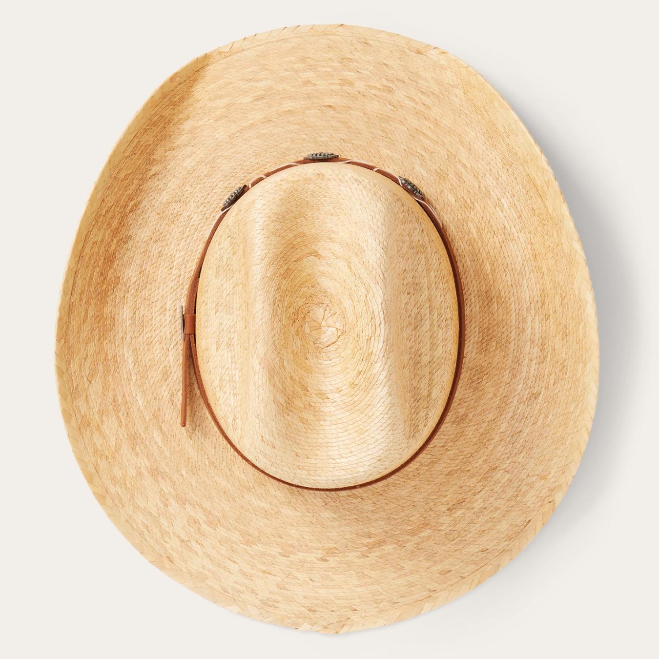 Men/Women Western Stetson Cowhand Mexican Palm Cowboy Hat Toasted Palm