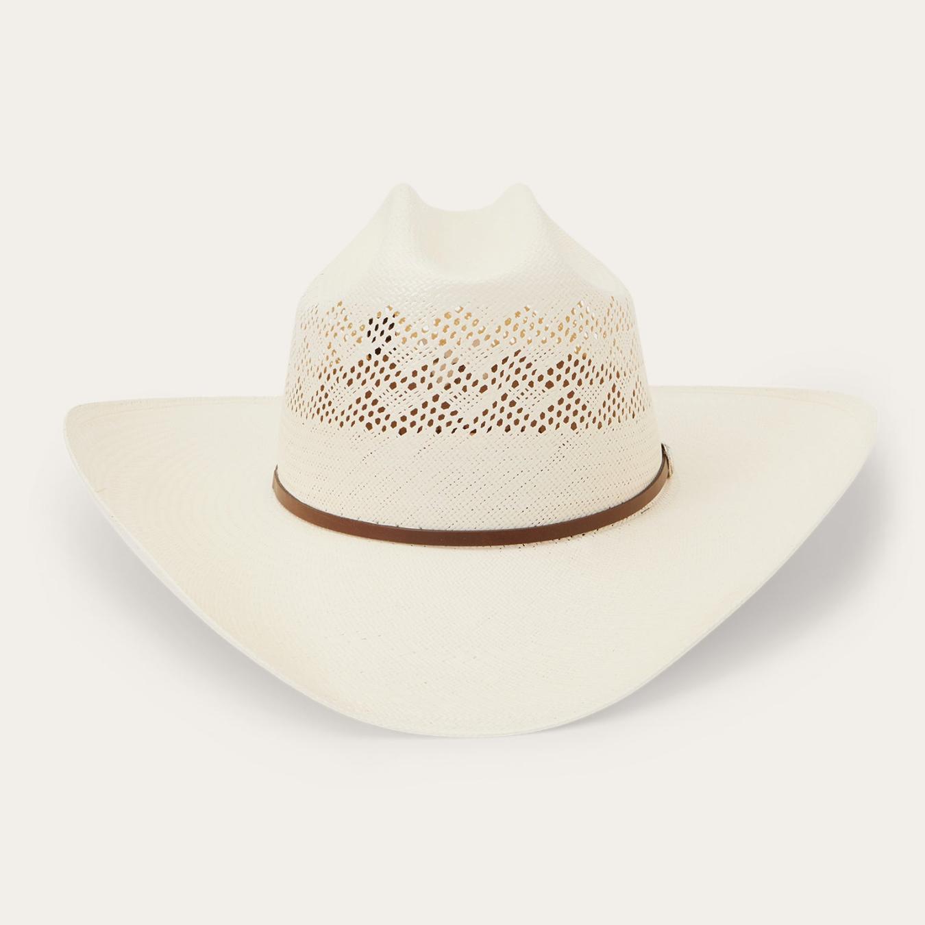 Men/Women Western Stetson Cullen 30X Straw Cowboy Hat Natural