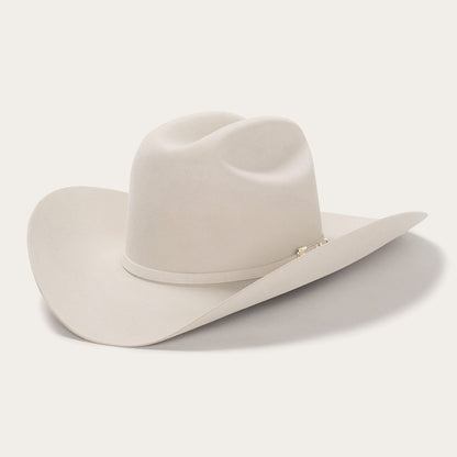 Men/Women Western Stetson Diamante Premier Cowboy Hat Silverbelly