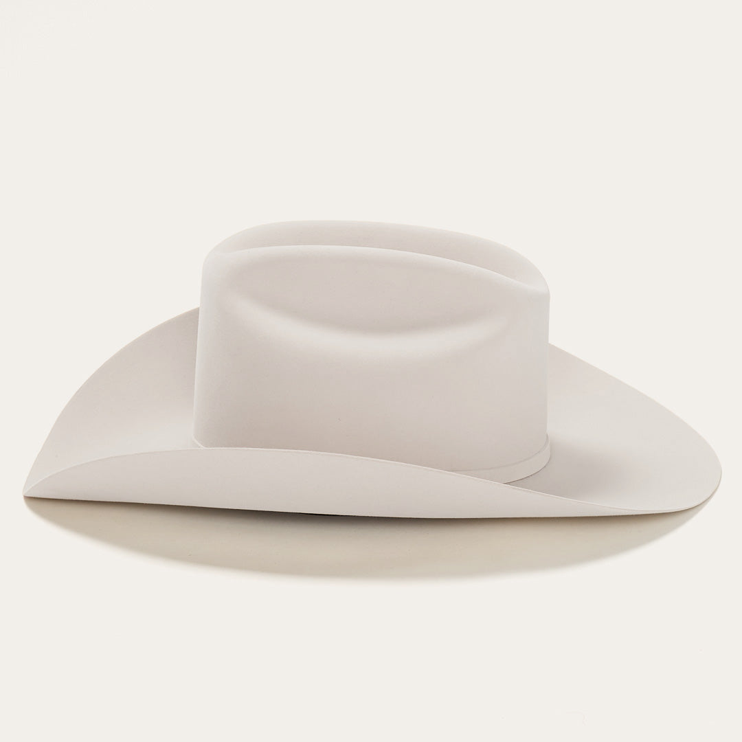 Men/Women Western Stetson Diamante Premier Cowboy Hat Silverbelly