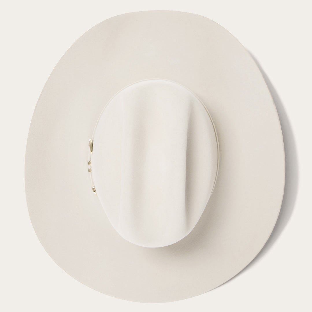 Men/Women Western Stetson Diamante Premier Cowboy Hat Silverbelly